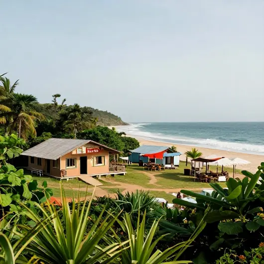 Conheça o Camping Hostel Praia Saco Conheça o Camping Hostel Praia Saco