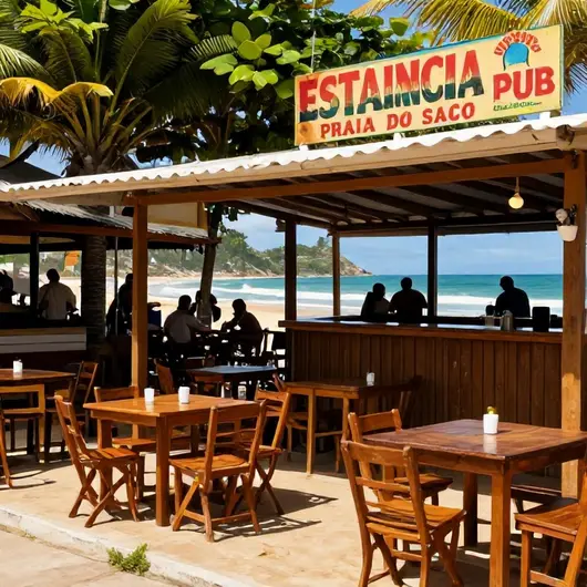 Descubra o ESTÂNCIA PUB: O Ponto de Encontro na Praia do Saco Descubra o ESTÂNCIA PUB: O Ponto de Encontro na Praia do Saco