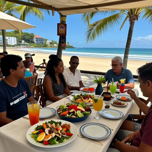 Melhores opções de almoço e jantar na Praia do Saco: guia completo