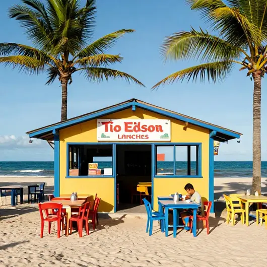 Tio Edson Lanches: O Sabor da Praia do Saco
